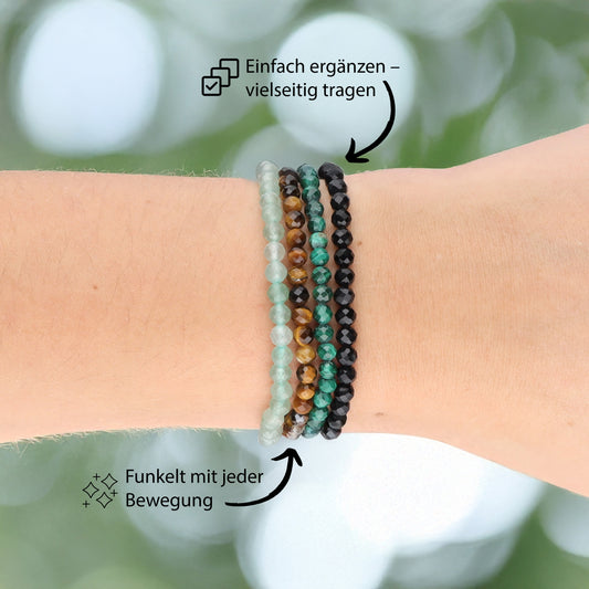 Aventurin | facettiertes Armband | 4 mm