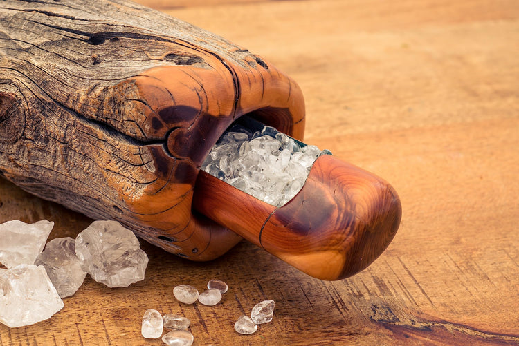 Bergkristall Mini-Trommelsteine