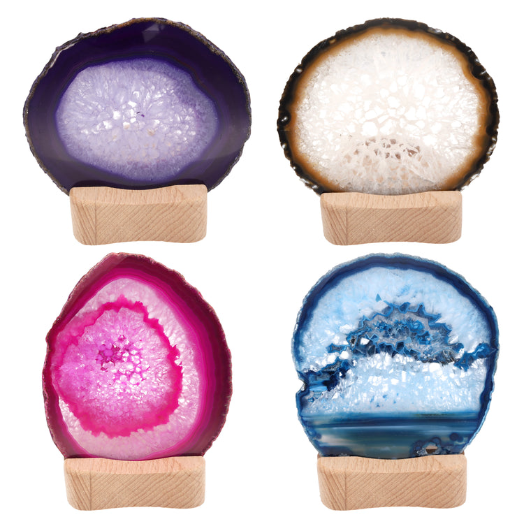 Achatscheibe Teelichthalter