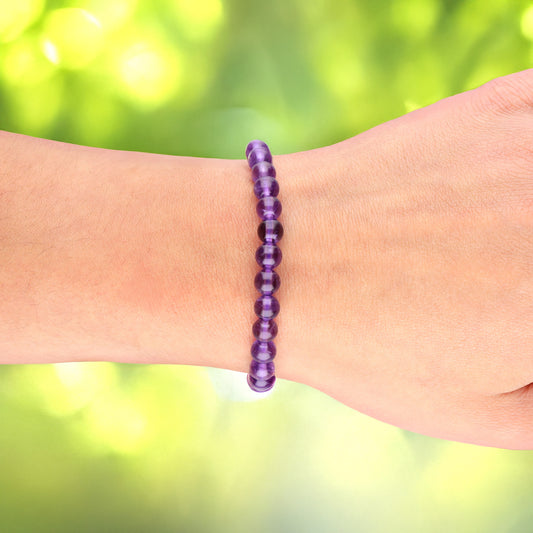 Amethyst Kugelarmband | 6 mm