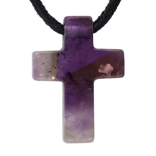 Amethyst Kreuzanhänger