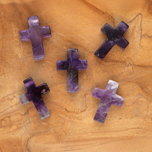 Amethyst Kreuzanhänger