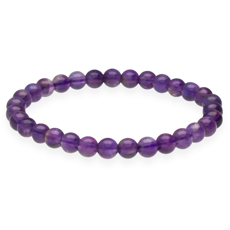 Amethyst Kugelarmband | 6 mm