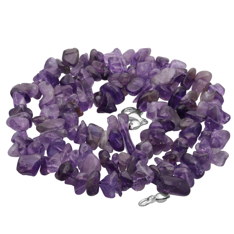 Amethyst Splitterkette | 45 cm + Verschluss