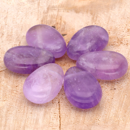 Amethyst (hell) Tropfenanhänger