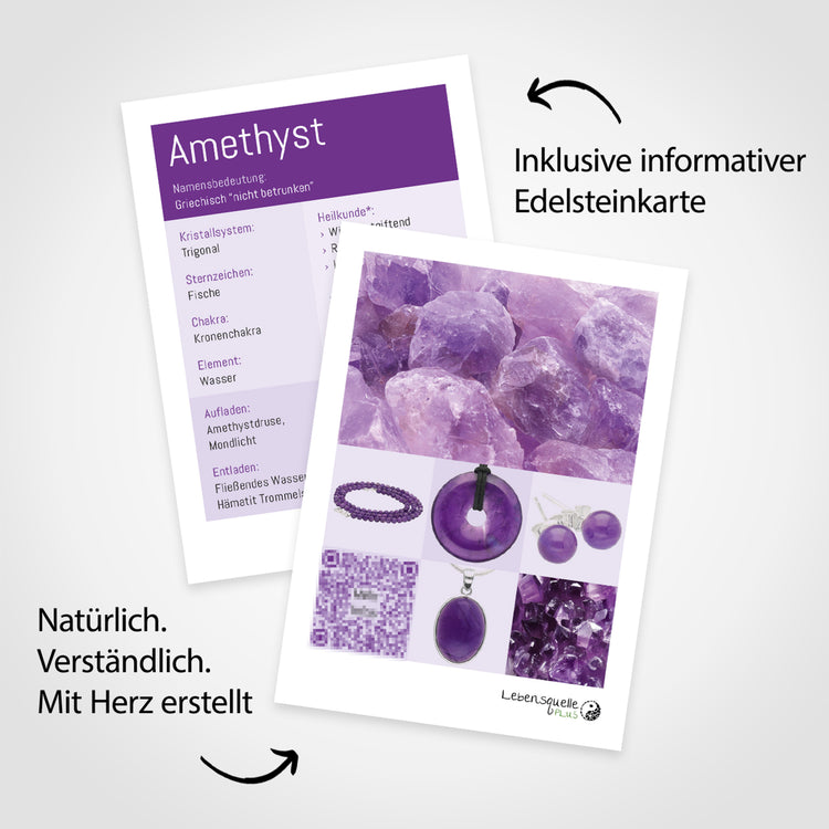 Amethyst Kreuzanhänger gestiftet