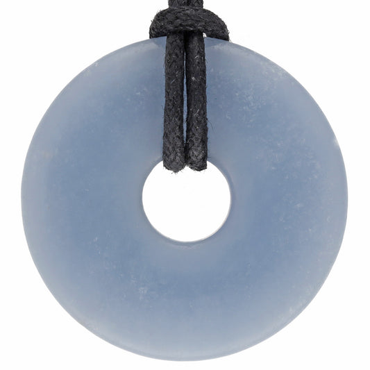 Angelit Donut | 30 mm Anhänger + Baumwollband