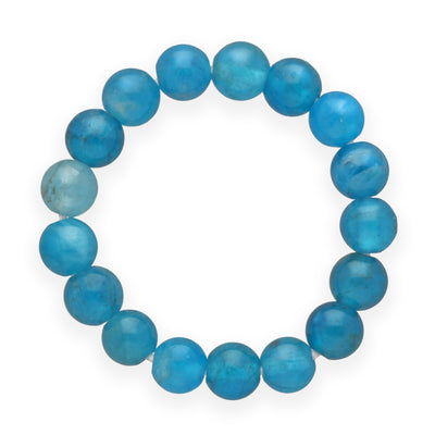 Apatite | bague élastique en boules