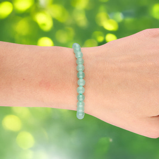 Aventurin, grün Kugelarmband | 6 mm
