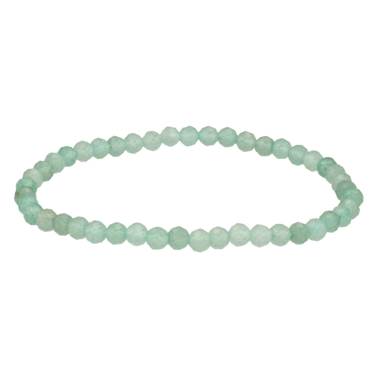 Aventurine | bracelet facetté | 4 mm