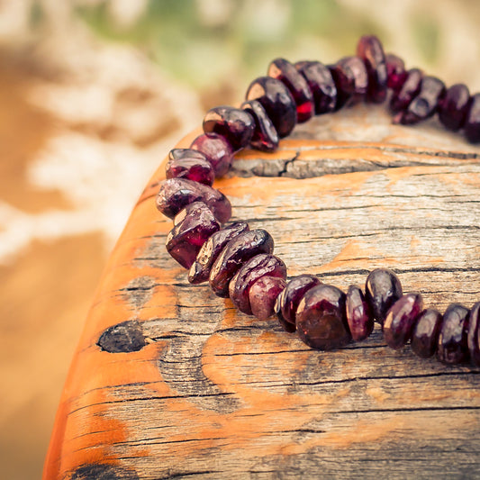 Granat Splitterarmband