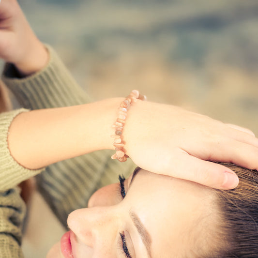 Mondstein Splitterarmband