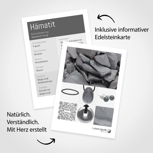 Braccialetto di scaglie di Ematite