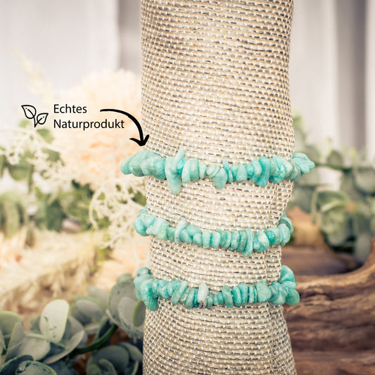 Amazonit Splitterarmband