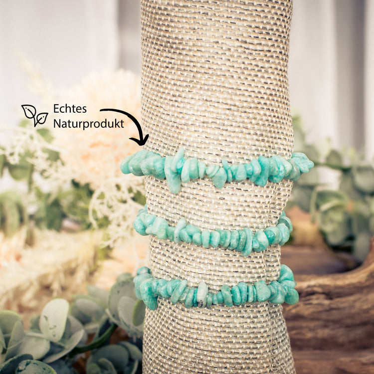 Amazonit Splitterarmband