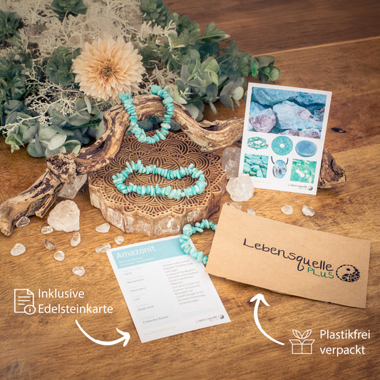 Amazonit Splitterarmband