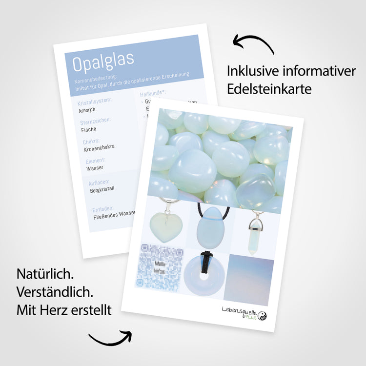 Opalglas Splitterarmband