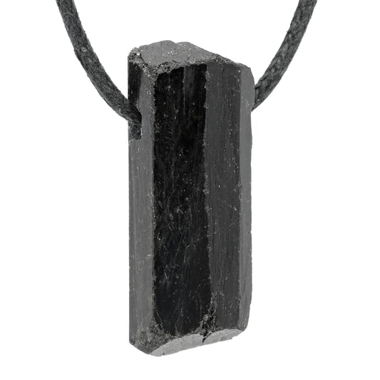 Turmalin, schwarz (Schörl) Rohsteinanhänger