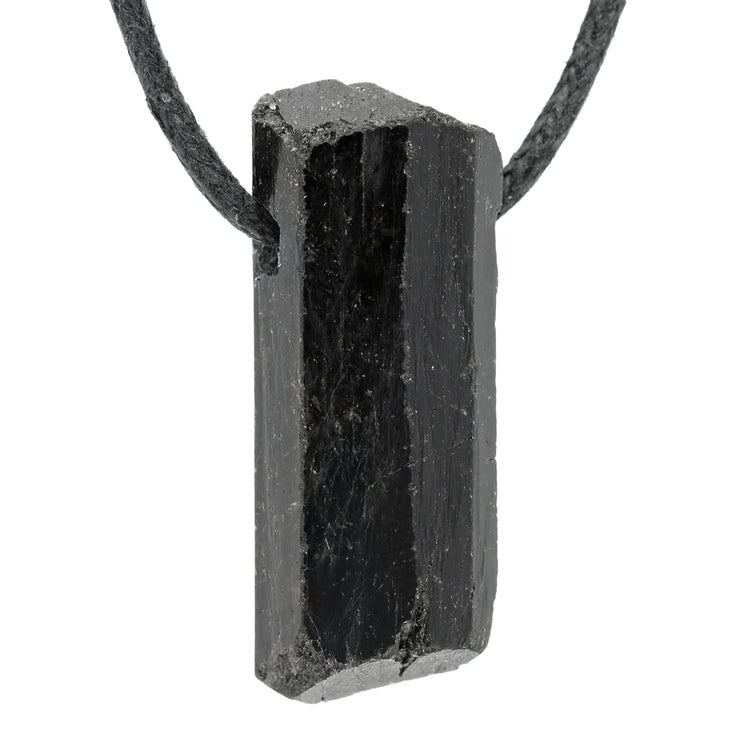 Turmalin, schwarz (Schörl) Rohsteinanhänger