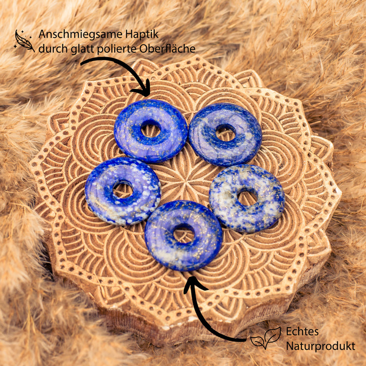 Lapislazuli Donut | 30 mm Anhänger