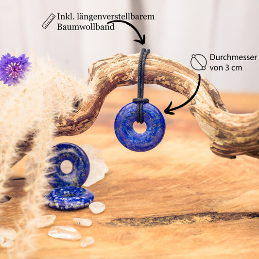Lapislazuli Donut | 30 mm Anhänger