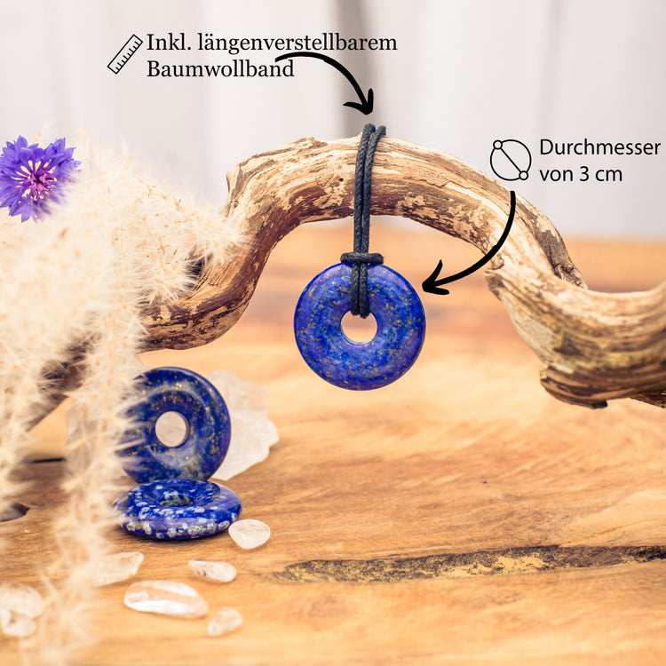 Lapislazuli Donut | 30 mm Anhänger
