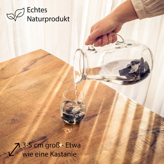 Turmalin, schwarz (Schörl) Wassersteine