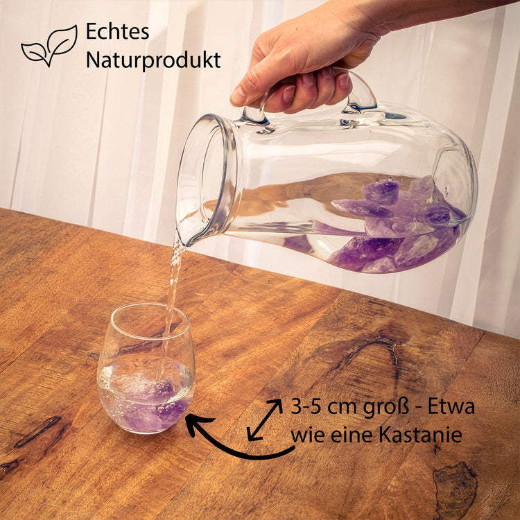 Piedras para agua de amatista