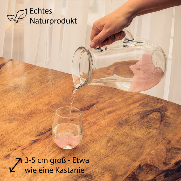 Rosenquarz Wassersteine