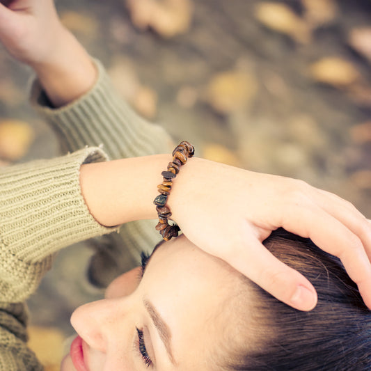 Tigerauge Splitterarmband