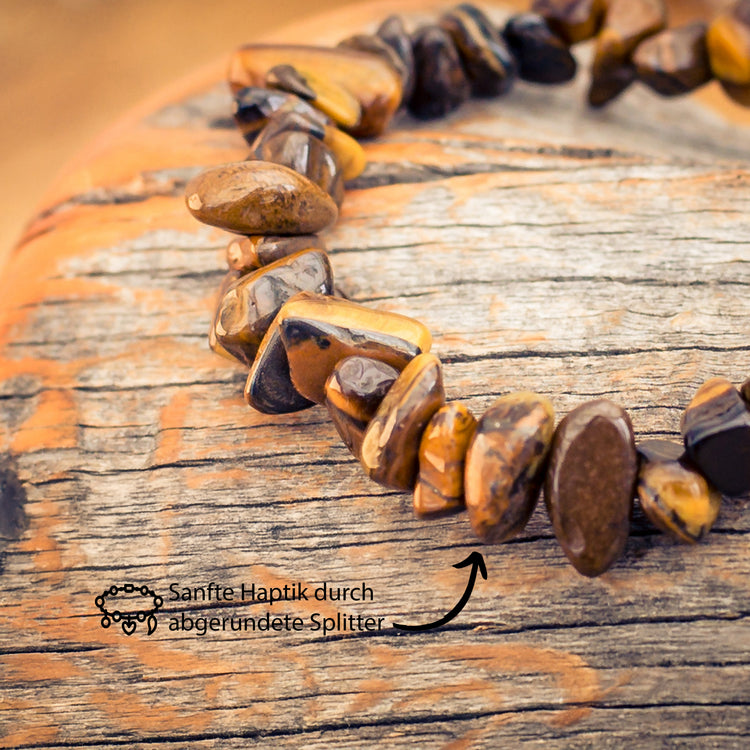 Braccialetto di scaglie in occhio di tigre