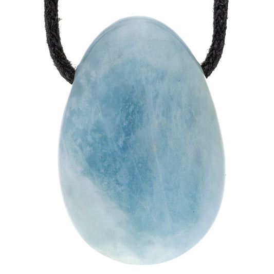 Pendentif goutte en aigue-marine
