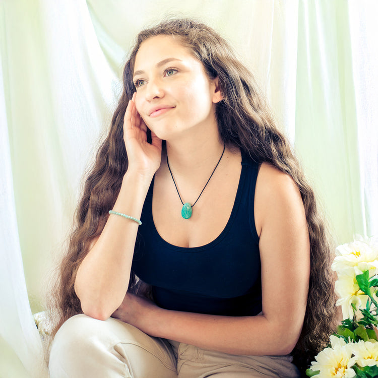 Amazonit Tropfenanhänger