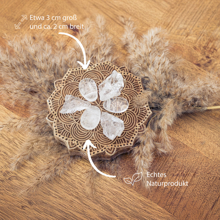 Bergkristall Tropfenanhänger