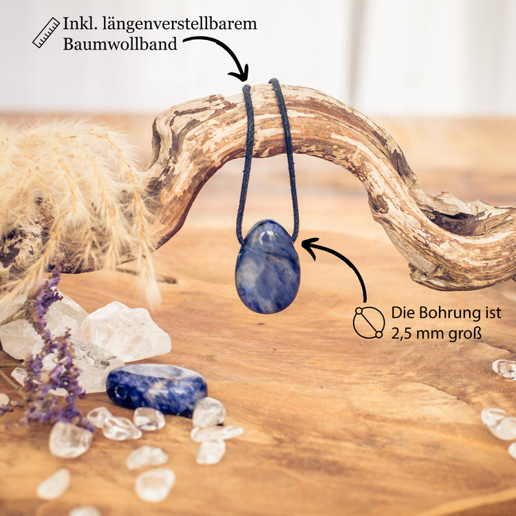 Sodalith Tropfenanhänger