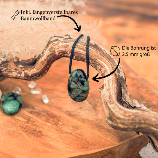 Smaragd Tropfenanhänger