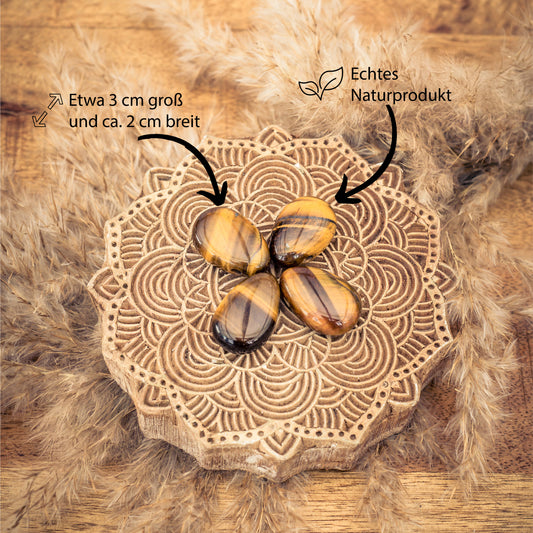 Tigerauge Tropfenanhänger