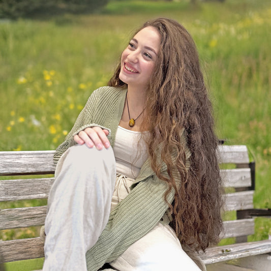 Tigerauge Tropfenanhänger