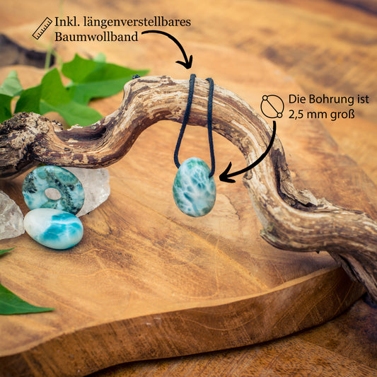 Larimar Drop Pendant