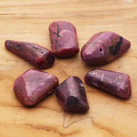 Rubin Tropfenanhänger