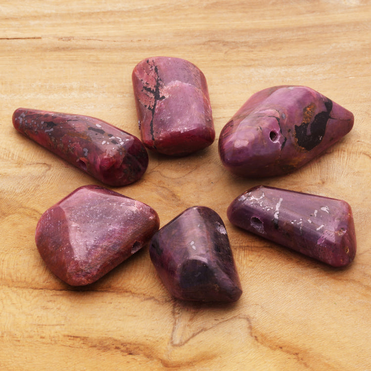 Rubin Tropfenanhänger