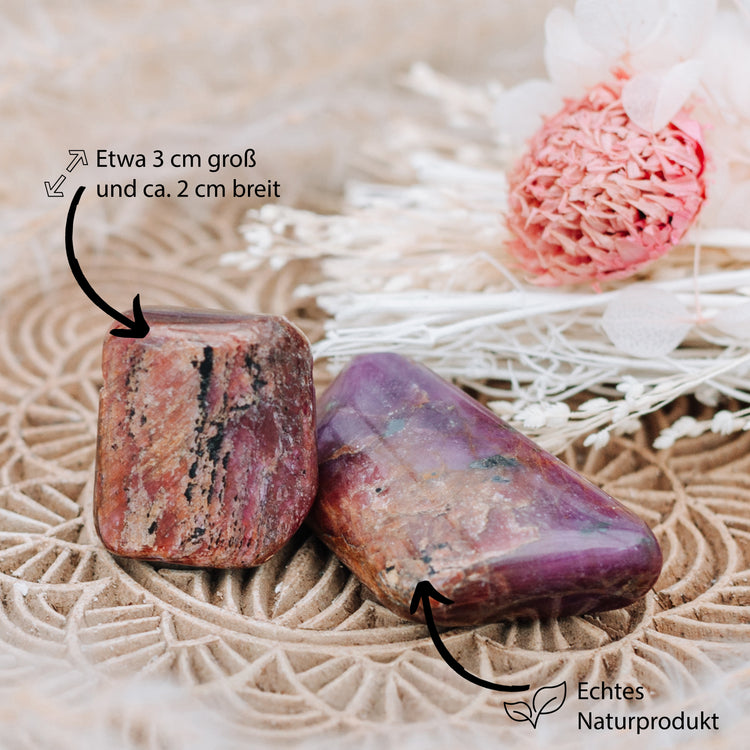 Rubin Tropfenanhänger