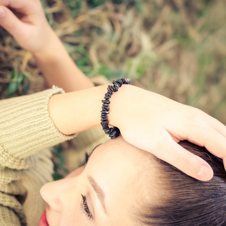 Schungit Splitterarmband