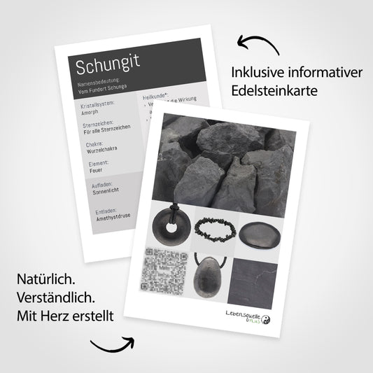 Schungit Splitterarmband