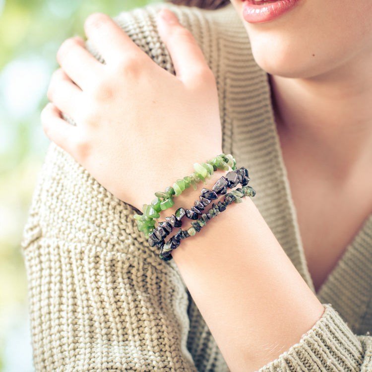 Emerald Chip Bracelet