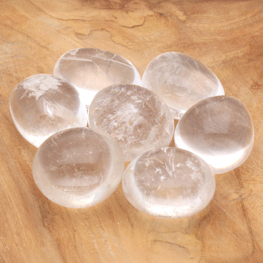 Bergkristall Trommelstein