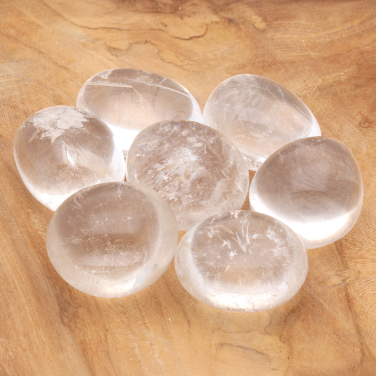 Bergkristall Trommelstein