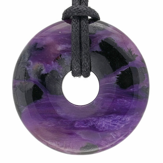 Charoit Donut | 30 mm Anhänger + Baumwollband