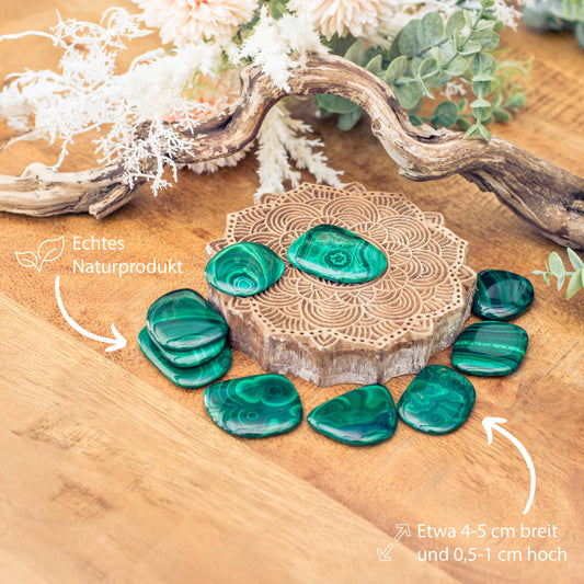 Malachite Disc Stone