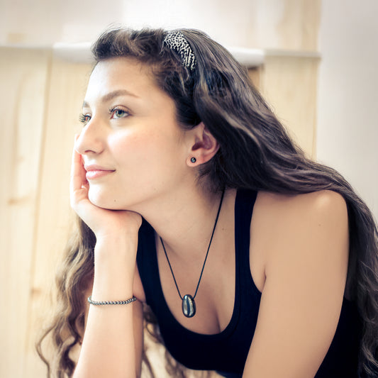 Hämatit Mini-Kugelarmband | 4 mm